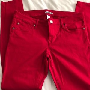 Express Red Jeans